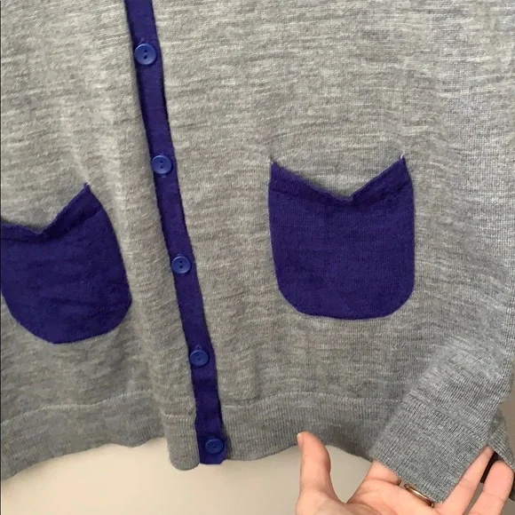 Clements Ribeiro Button Front Cardigan Size Small - Picture 4 of 6